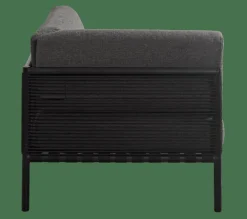 Salon De Jardin^CASA JUMBO Fauteuil De Coin Noir