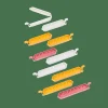 Accessoires De Cuisine^CASA KLIPPER Clips De Fermeture Set De 10 Mélange De Couleurs Gris, Jaune Foncé, Terre Cuite
