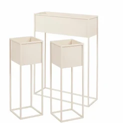 Supports Pour Plantes^CASA LARGO Pot De Fleurs Noir