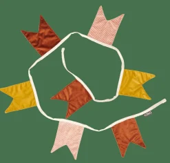 Kids^CASA LEON Guirlande De Drapeaux Rouge