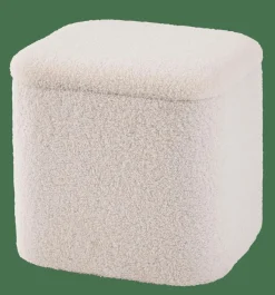 Poufs De Rangement^CASA LIAM Pouf Avec Rangement Blanc