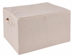Sacs Shopping^CASA LINOLUX Sac De Rangement XL Avec Fermeture éclair Beige