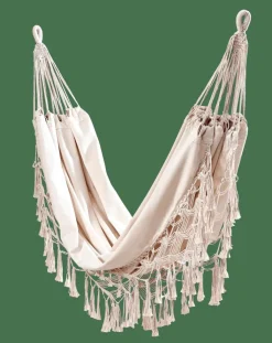 Hamacs^CASA MACRAME Hamac Blanc Blanc Cassé