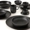 Assiettes^CASA MAGMA Assiette Noir