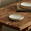Assiettes^CASA MINERAL MARBLE Assiette Blanc