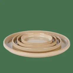 Assiettes^CASA MINERAL SAND Assiette Beige