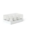 Bougies^CASA MINNY Bougies Chauffe-plat Blanc