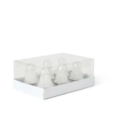 Bougies^CASA MINNY Bougies Chauffe-plat Blanc