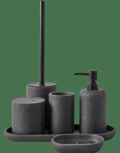 Accessoires Lavabo^CASA MOON Boîte à Coton Avec Couvercle Gris Foncé