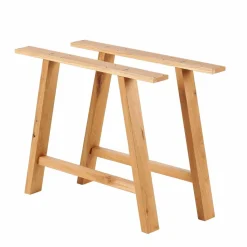 Tables À Manger^CASA NEW OAK Pieds De Table A Noir