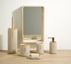 Accessoires Wc^CASA NEW RESIN Brosse WC Avec Support Naturel
