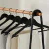 Cintres^CASA NEW WOOD Cintres Set De 5 Noir