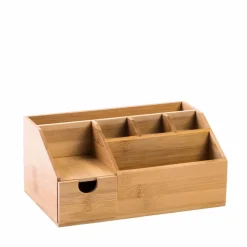 Accessoires Lavabo^CASA ORGANOO Boîte à Coton Naturel
