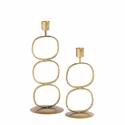 Porte-Bougies^CASA OVAL Photophore Bronze