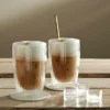 Verres À Café|Verres À Thé^CASA PAUSA Verre Double Paroi Set De 2 35 CL Transparent