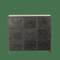 Commodes^CASA PHARMA Meuble De Pharmacie Noir
