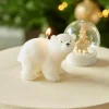 Bougies^CASA POLA Bougie Ours Blanc Blanc