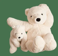 Kids^CASA POLA Ours Blanc Peluche Blanc