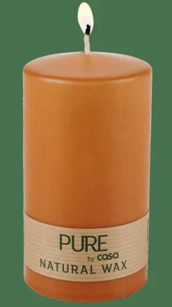 Bougies^CASA PURE Bougie Cylindrique Caramel