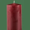 Bougies^CASA PURE Bougie Cylindrique Rouge Foncé