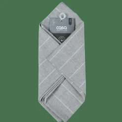 Serviettes^CASA RECYCLE Serviette Gris