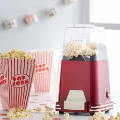 Appareils De Cuisine^CASA RETRO FUN Machine à Pop-corn Rouge
