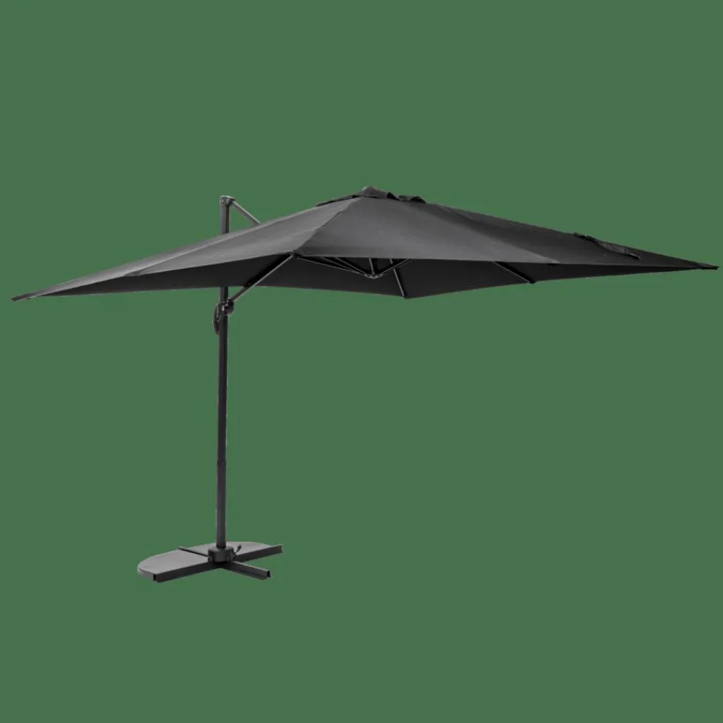 Parasols^CASA RIVA Parasol Déporté Sans Pied De Parasol Noir