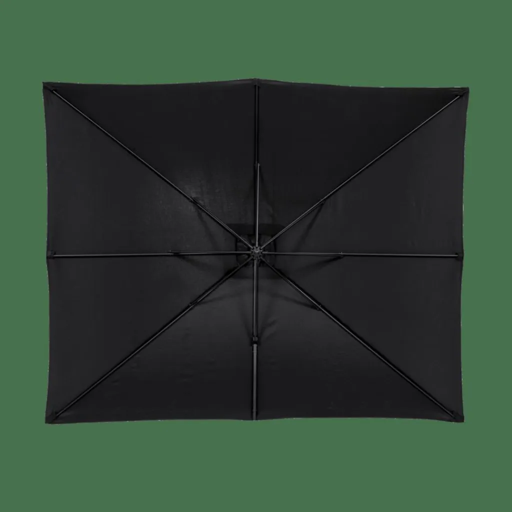 Parasols^CASA RIVA Parasol Déporté Sans Pied De Parasol Noir