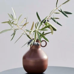 Vases|Automne^CASA RONDO Vase Brun Foncé