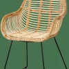 Chaises De Salle À Manger^CASA ROTAN Chaise De Salle à Manger Naturel