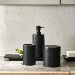 Accessoires Lavabo^CASA SAMOURAI Porte-savon Noir