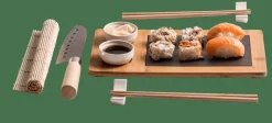 Aide Cuisine^CASA SAMOURAI Set à Sushi 10 Pièces Naturel
