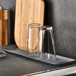 Accessoires De Cuisine^CASA SINK Tapis égouttoir Gris