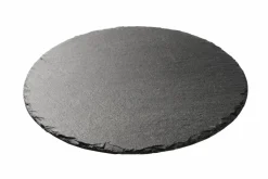 Assiettes^CASA SLATE Assiette Noir