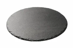 Assiettes^CASA SLATE Assiette Noir