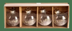 Porte-Noms^CASA SNOW Porte-noms Set De 4 Transparent