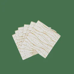 Serviettes^CASA STARS Set De 20 Serviettes Doré