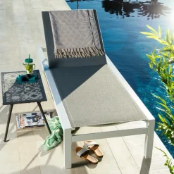 Chaises Longues^CASA SYDNEY Chaise Longue Blanc