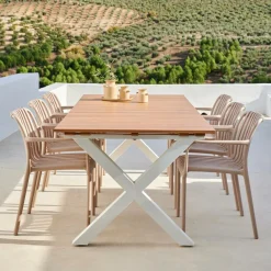 Chaises Longues^CASA TEAK LUXE Chaise Longue Naturel