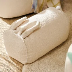 Poufs^CASA TEDDY BUNNY Pouf Blanc Cassé