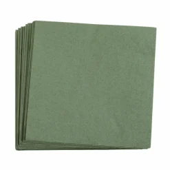 Serviettes^CASA UNI Set De 20 Serviettes Bleu Foncé