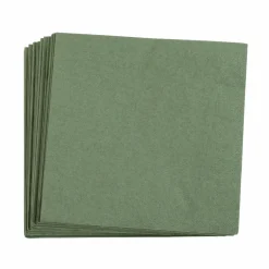 Serviettes^CASA UNI Set De 20 Serviettes Vert Clair