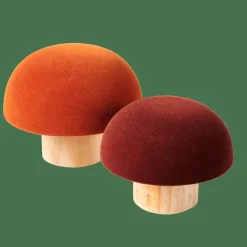 Automne^CASA VELVET Champignon Naturel, Multicolore