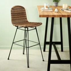 Chaises De Bar|Chaises De Jardin^CASA VIENNA Chaise De Bar Naturel