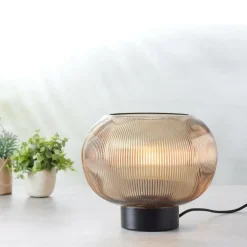 Lampes De Table^CASA VINTO Lampe De Table Ambre Transparent