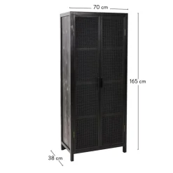 Commodes^CASA WEBSTER Armoire Noir