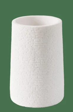 Accessoires Lavabo^CASA WHITE ELEGANCE Porte Brosse à Dents Blanc
