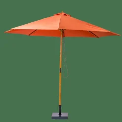 Parasols^CASA WOOD Parasol Sans Pied De Parasol Couleur Rouille