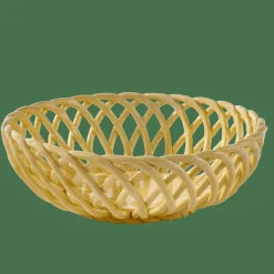 Accessoires De Cuisine^CASA WOVY Plat à Fruits Jaune Clair