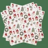 Serviettes^CASA X-MAS VIBE Set De 20 Serviettes Multicolore